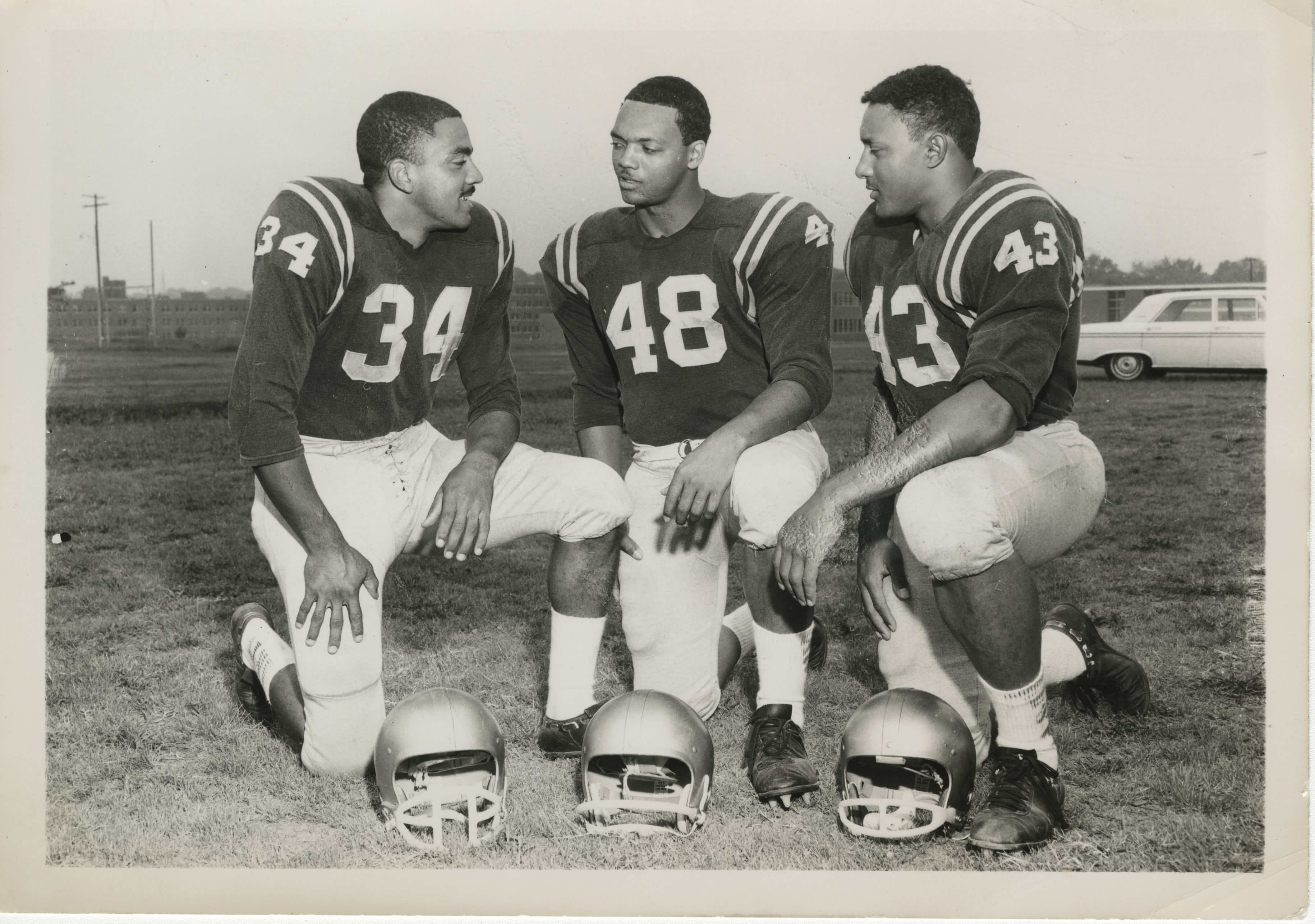 Jesse Jackson during his days as quarterback for A&T's football team.
