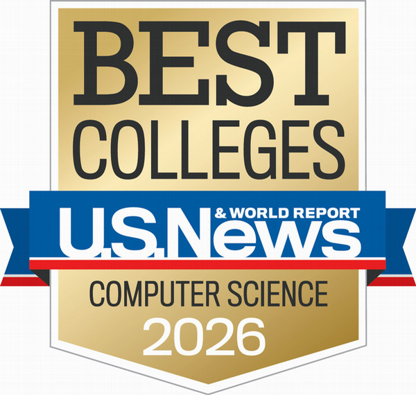 U.S. News and World Report badge for Best Computer Science program 2026