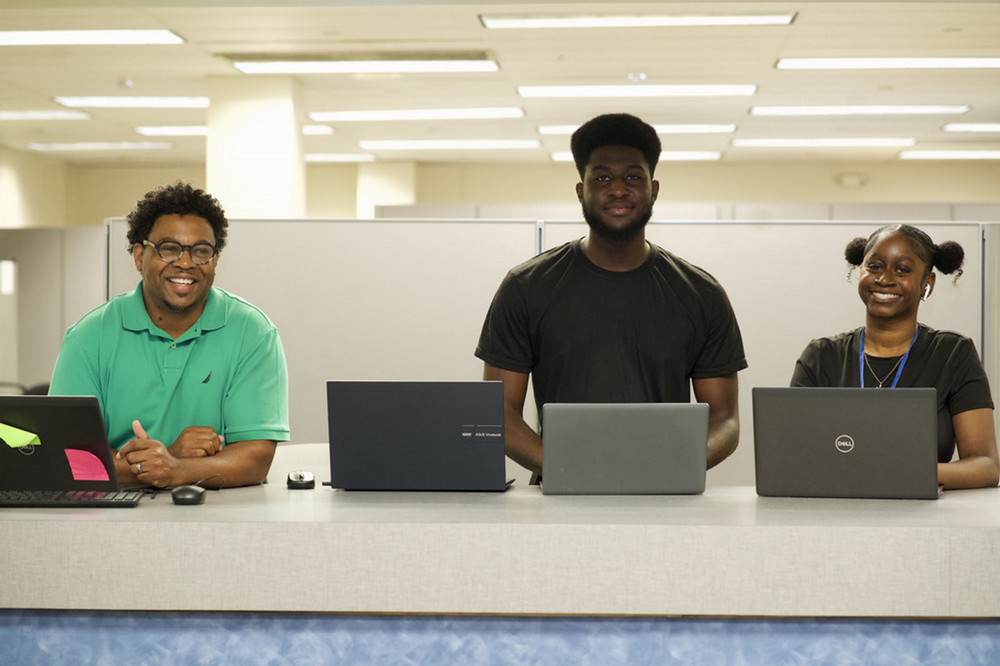 This is an action photo of IT before the renovations.